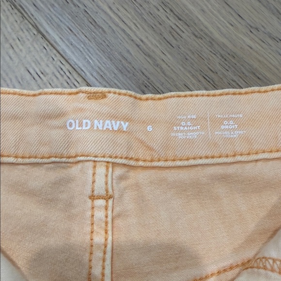 Old Navy Light Orange Jean Shorts - Picture 2 of 2